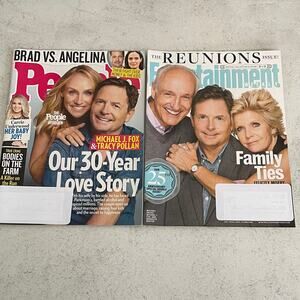 Michael J. Fox Magazines - 2 Issues, People and Entertainment Weekly